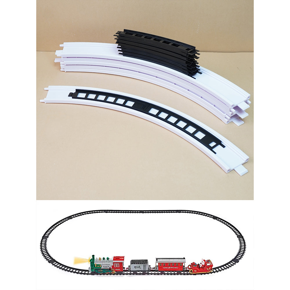 Train around the tree set with Light and Sound for Christmas Tree Decor