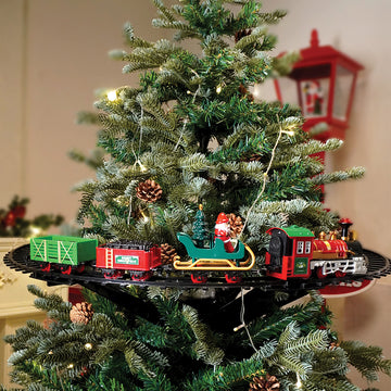 MC Train Tree with Light and Sound Christmas Tree Decoration.