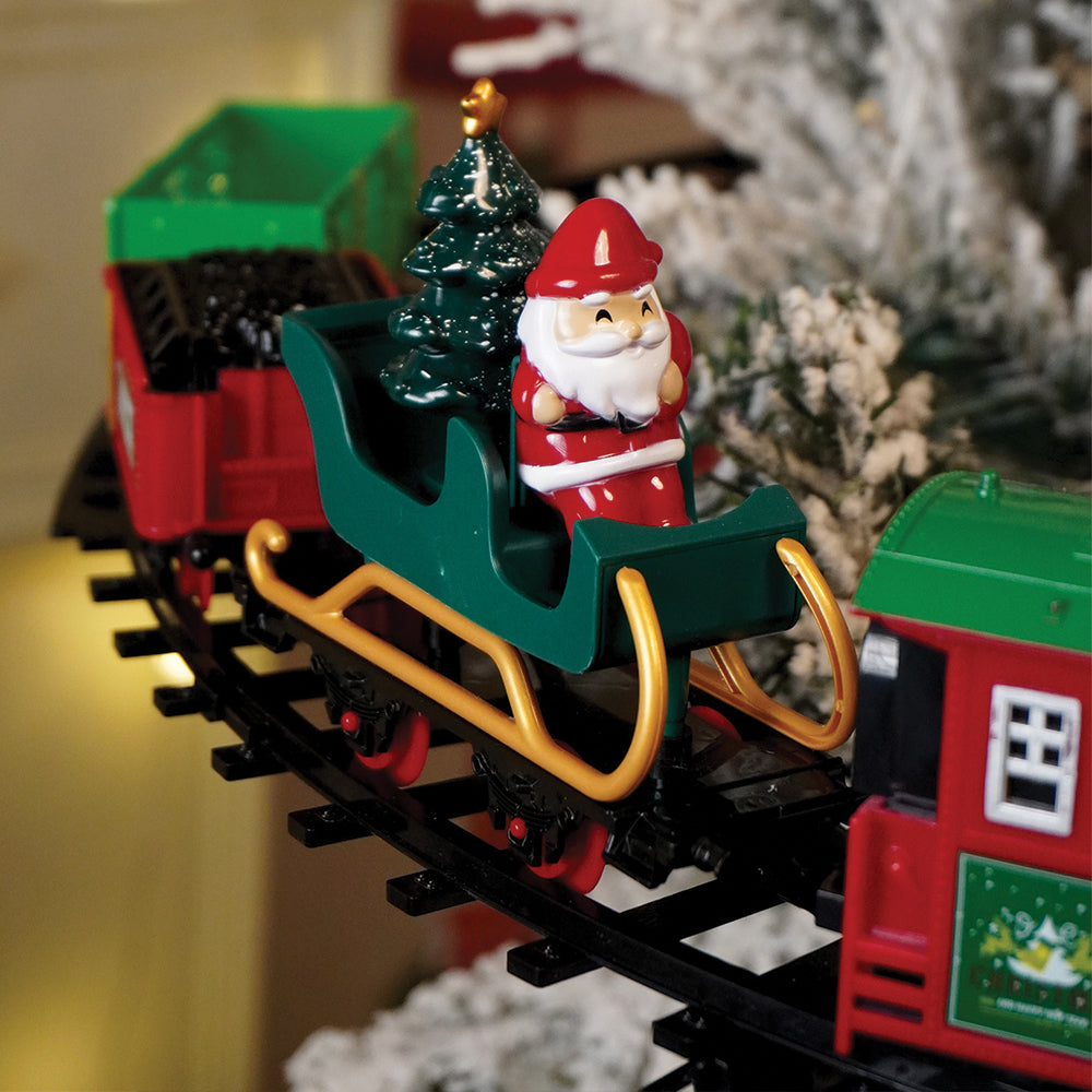 MC Train Tree with Light and Sound Christmas Tree Decoration.