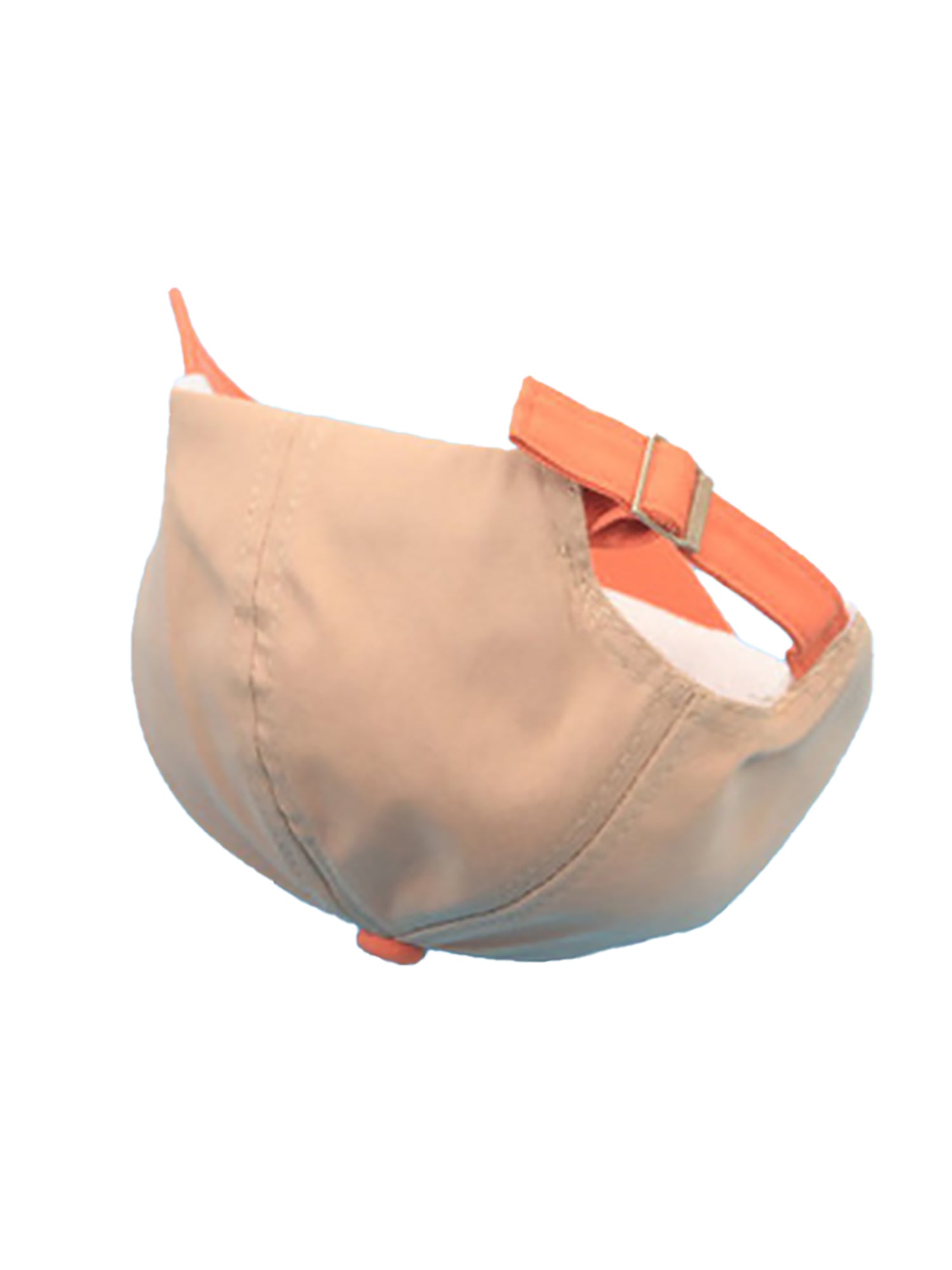 Beige & Orange 3d Astro Kelly Jo Bear Casual Cap for Kids