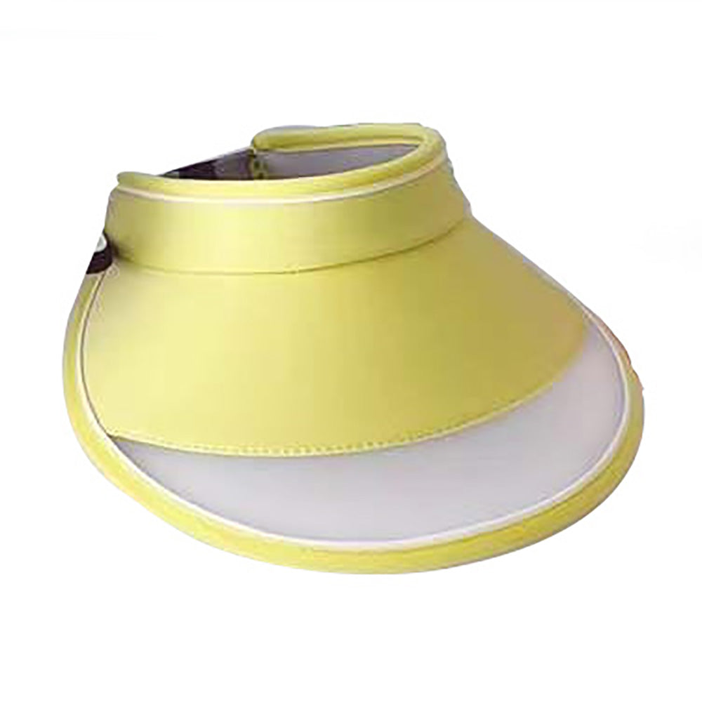 Lemon Yellow Sports Sun shade Adjustable Tennis/Visor Cap