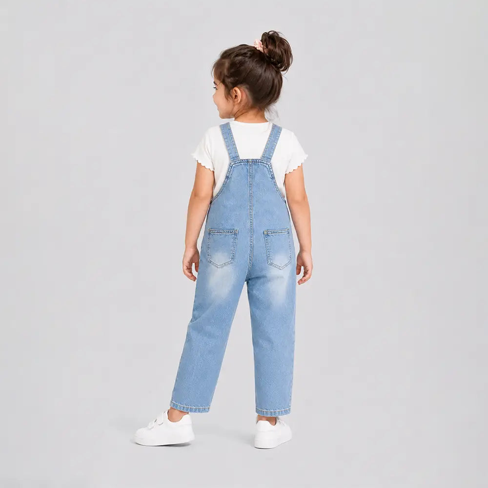 Banana Doggy Denim Dungaree for Toddlers and Kids (No T-Shirt Included)
