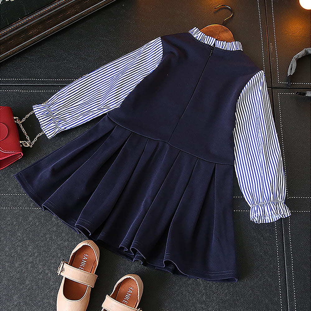 Blue Pinoform Style Smart Casual and Partywear for Girls