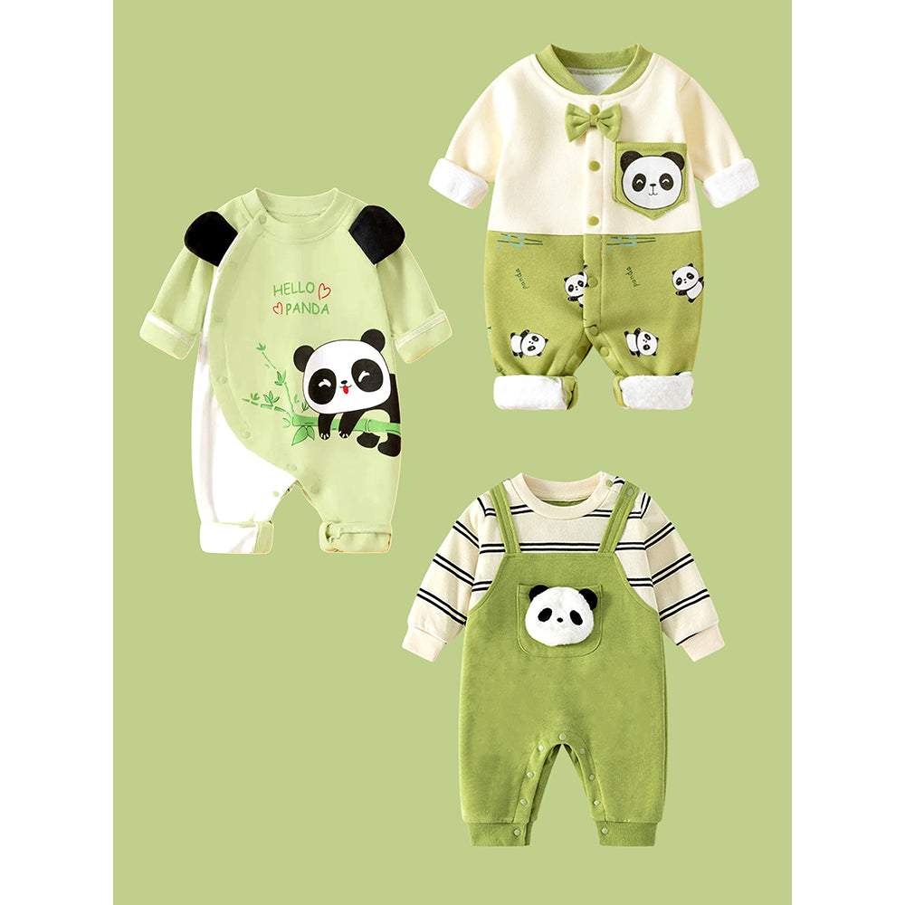 21 pcs Green Panda Birthday Gift Hamper set for Baby with Gift Box