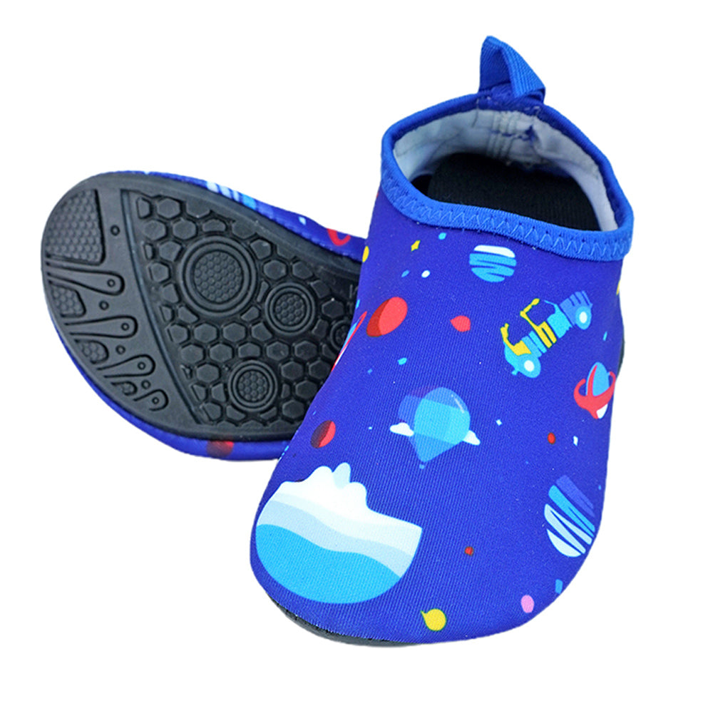 Blue Space Non-Slip Quick Dry Beach Shoes Kids