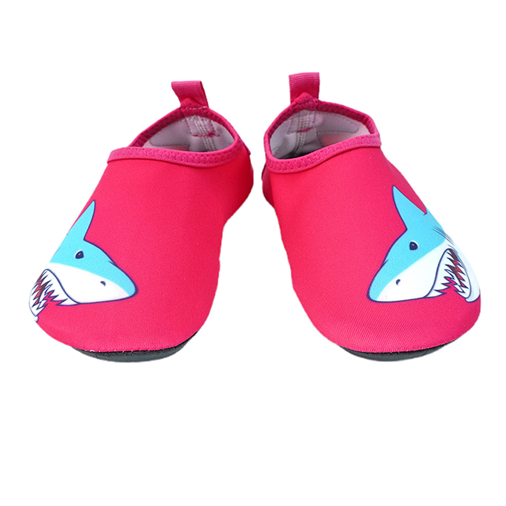 Pink Shark Non-Slip Quick Dry Beach Shoes Kids