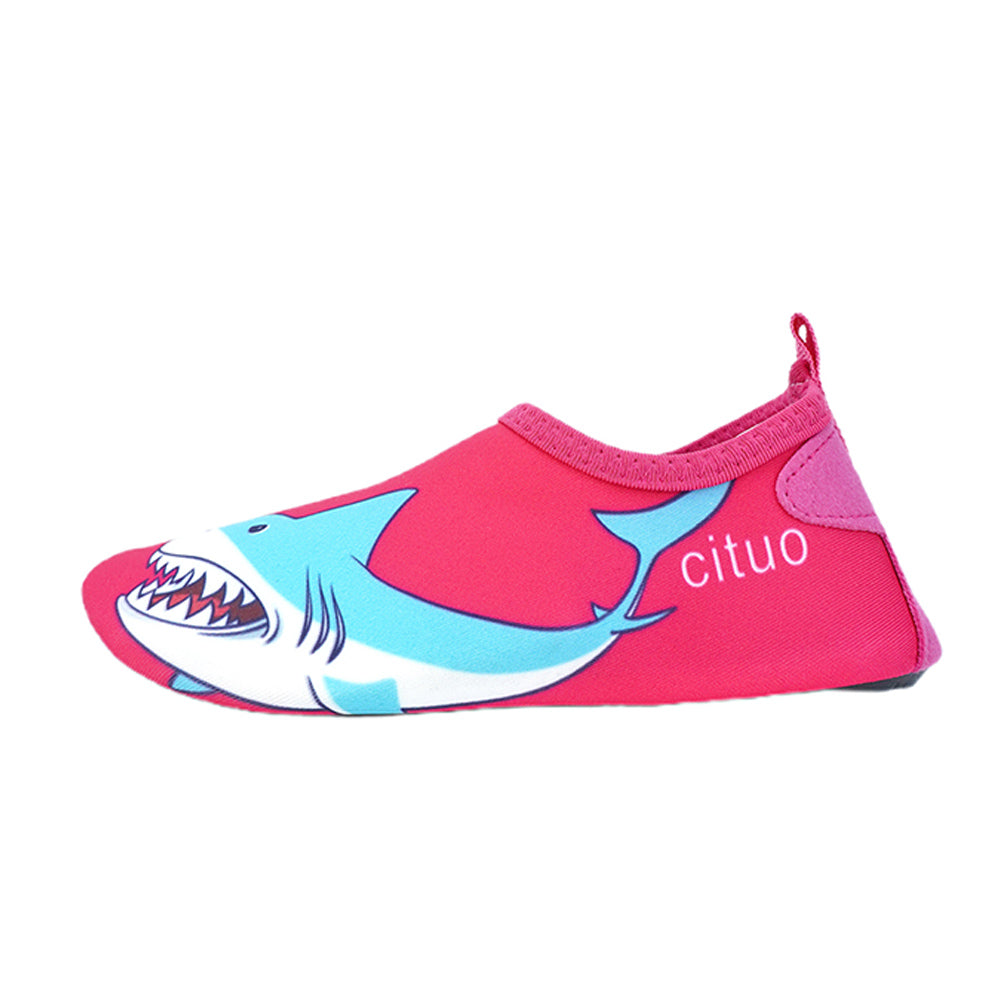 Pink Shark Non-Slip Quick Dry Beach Shoes Kids