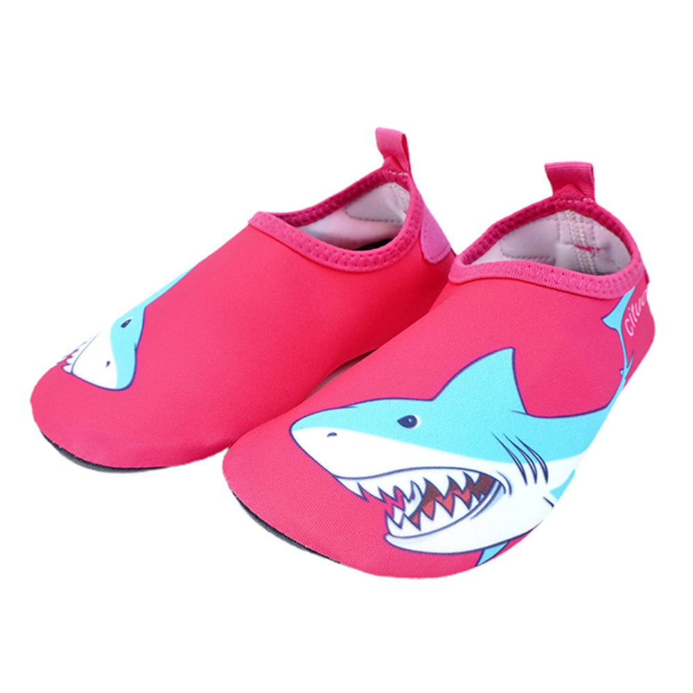 Pink Shark Non-Slip Quick Dry Beach Shoes Kids