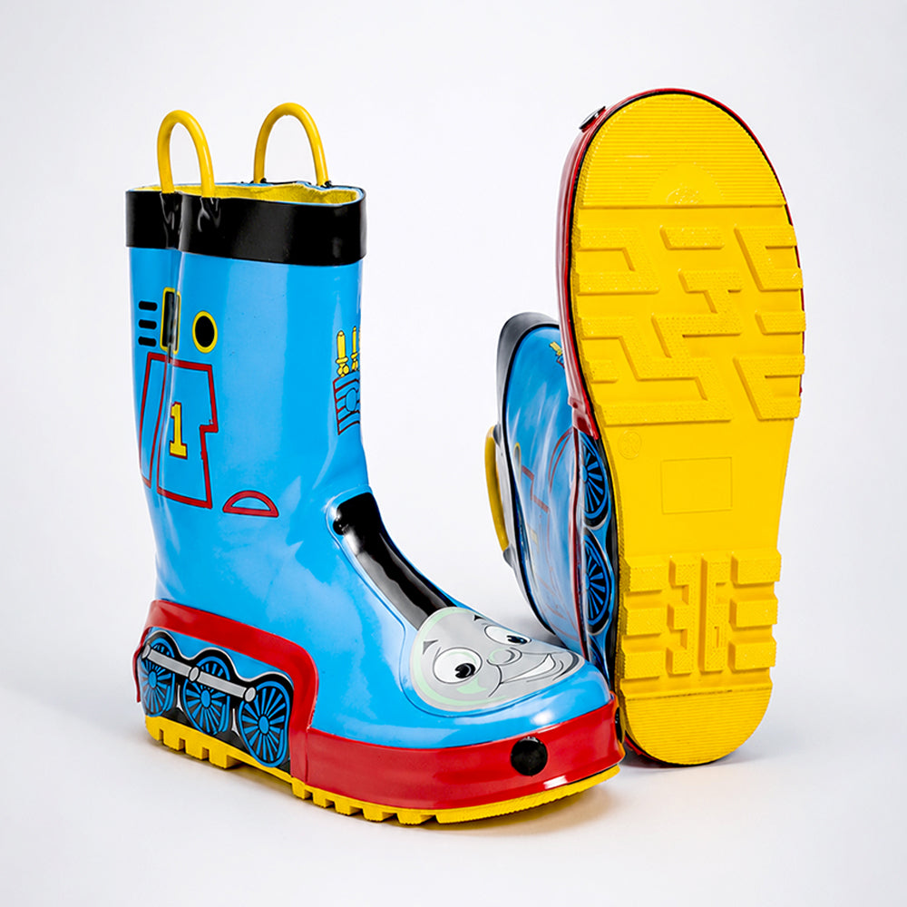 Mr. Bullet Express, flexible Rubber Rain Gumboots for Kids
