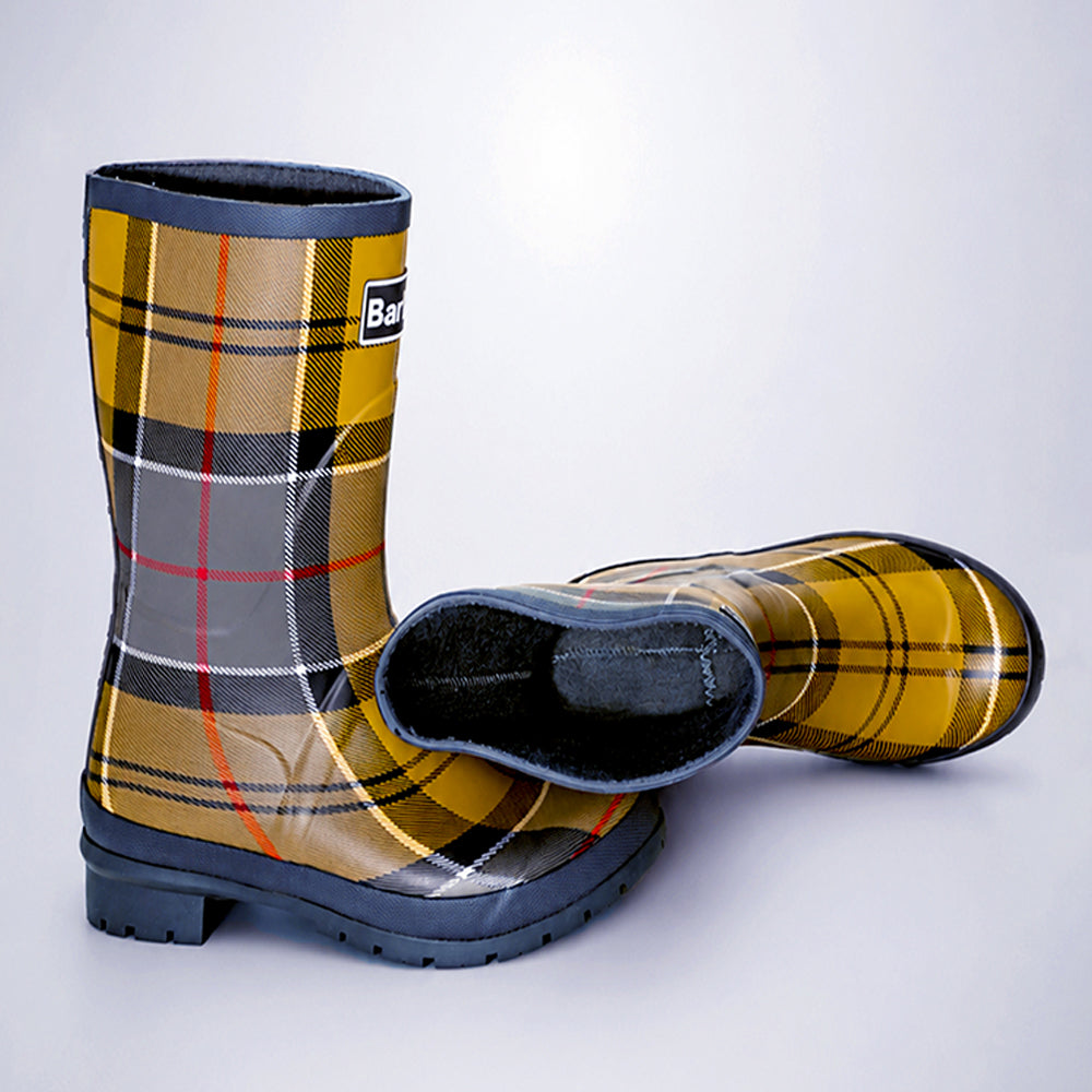 Ms. Chestnut Square, Flexible Rubber Rain Gumboots for Adults