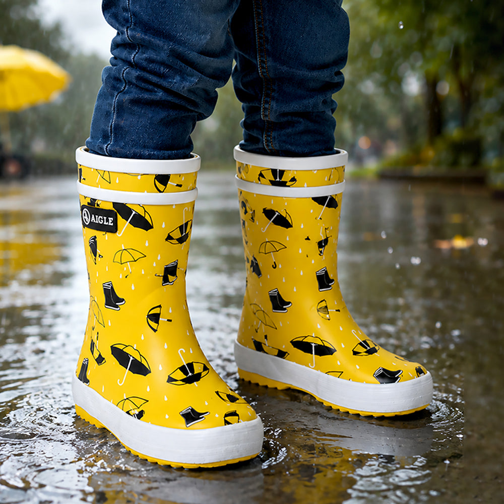Ms. Joy Smith, Flexible Rubber Rain Gumboots for Toddlers & Kids