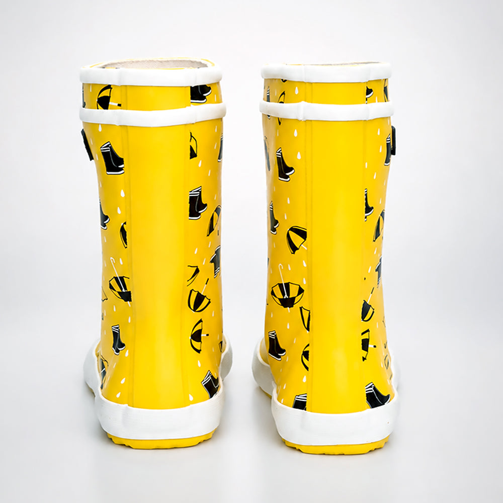 Ms. Joy Smith, Flexible Rubber Rain Gumboots for Toddlers & Kids