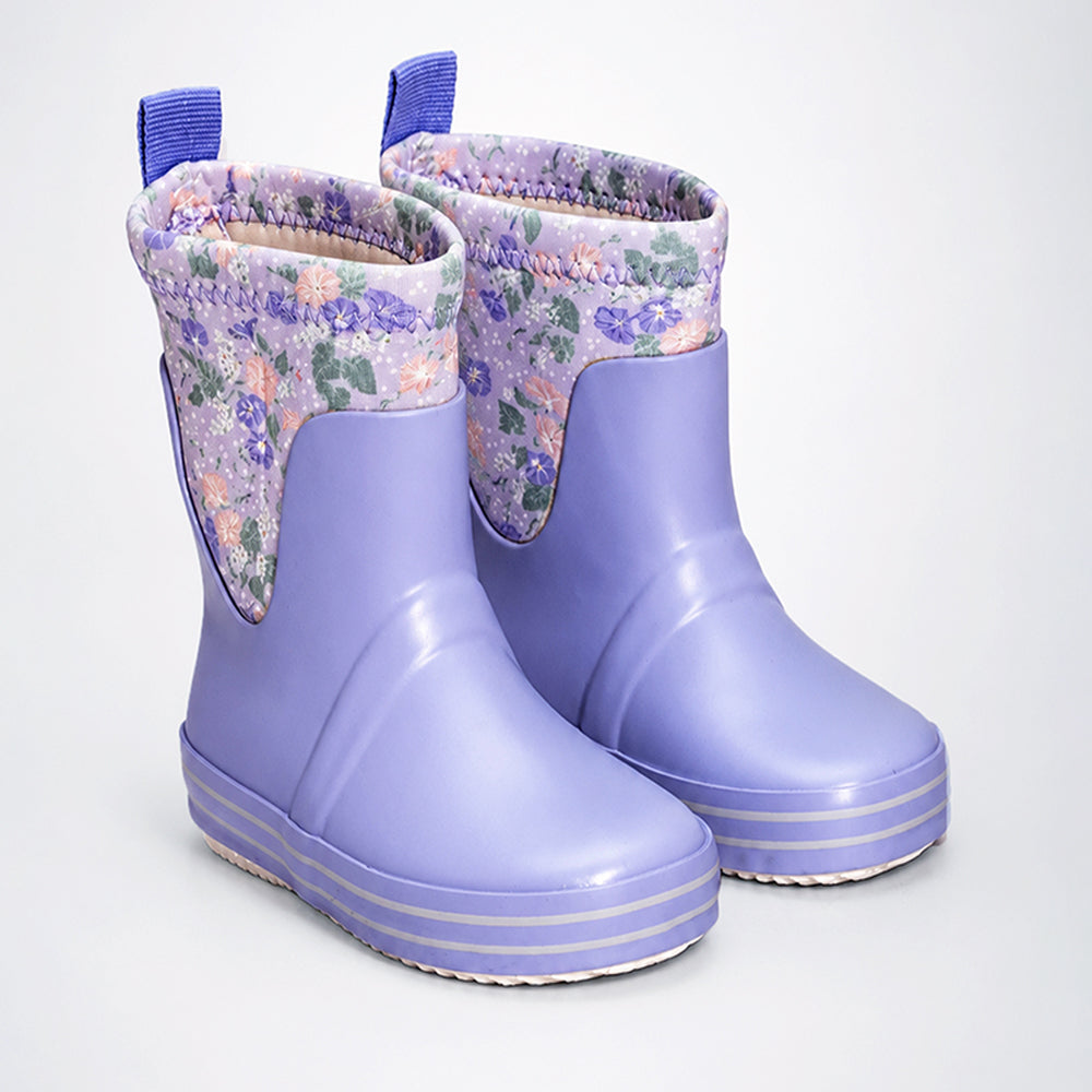 Ms. Lavendar Taylor, flexible Rubber Rain Gumboots for Toddlers & Kids