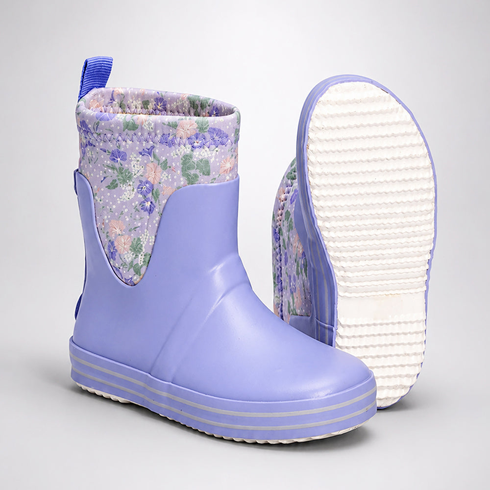 Ms. Lavendar Taylor, flexible Rubber Rain Gumboots for Toddlers & Kids