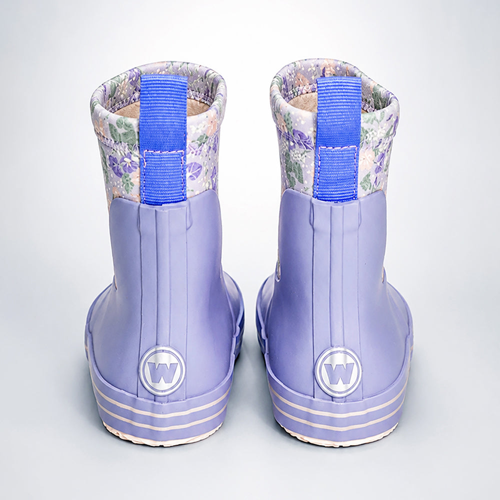 Ms. Lavendar Taylor, flexible Rubber Rain Gumboots for Toddlers & Kids