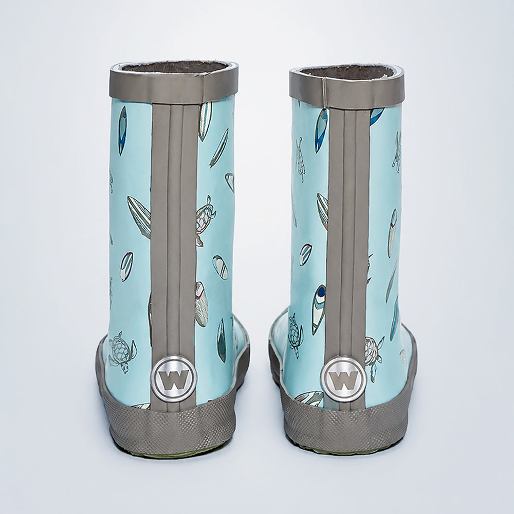 Mr.Neptune Shell, flexible Rubber Rain Gumboots for Toddlers & Kids