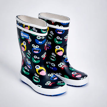 Mr.Pippy Monster, Rubber Rain Gumboots for toddlers & Kids