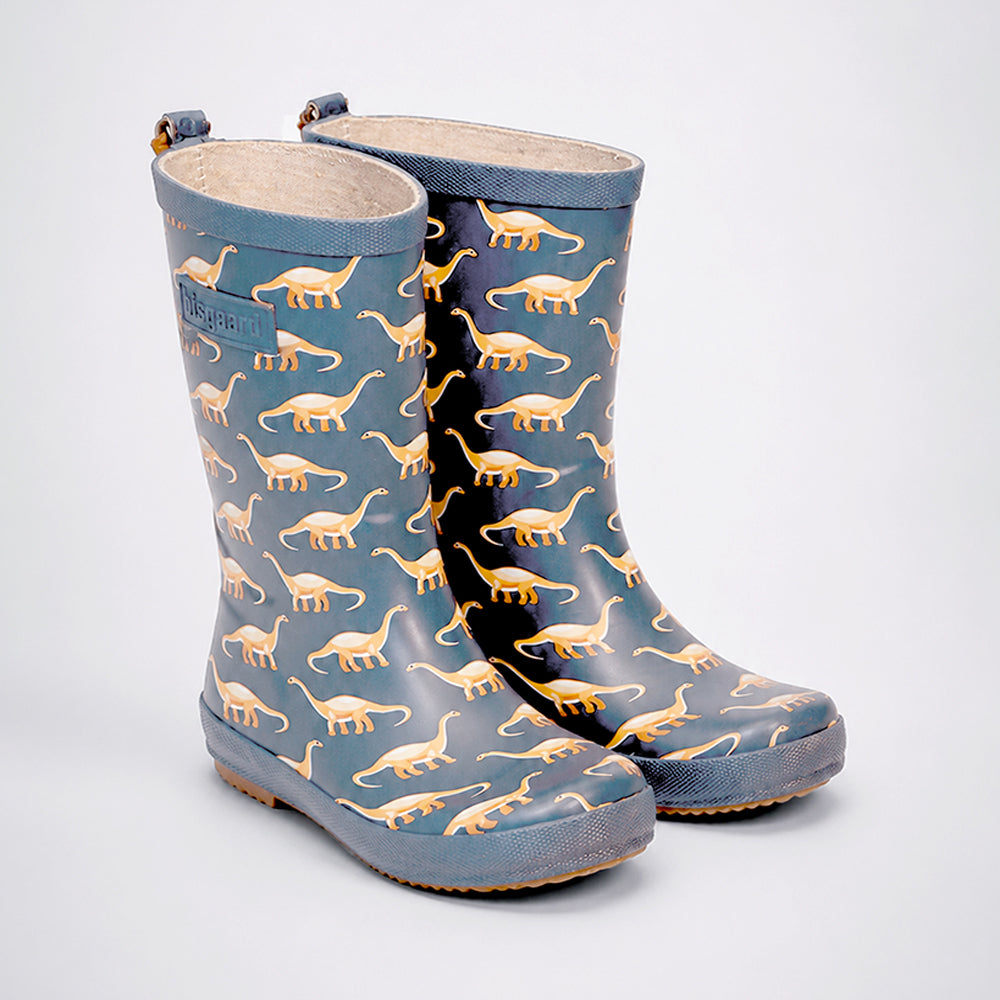 Mr.Rex Rockwood, flexible Rubber Rain Gumboots for Toddlers & Kids