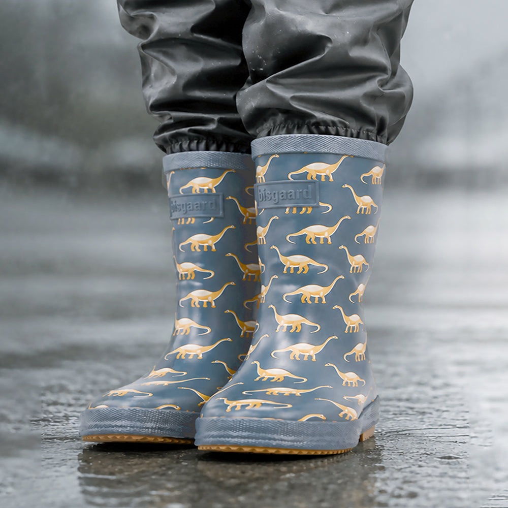 Mr.Rex Rockwood, flexible Rubber Rain Gumboots for Toddlers & Kids