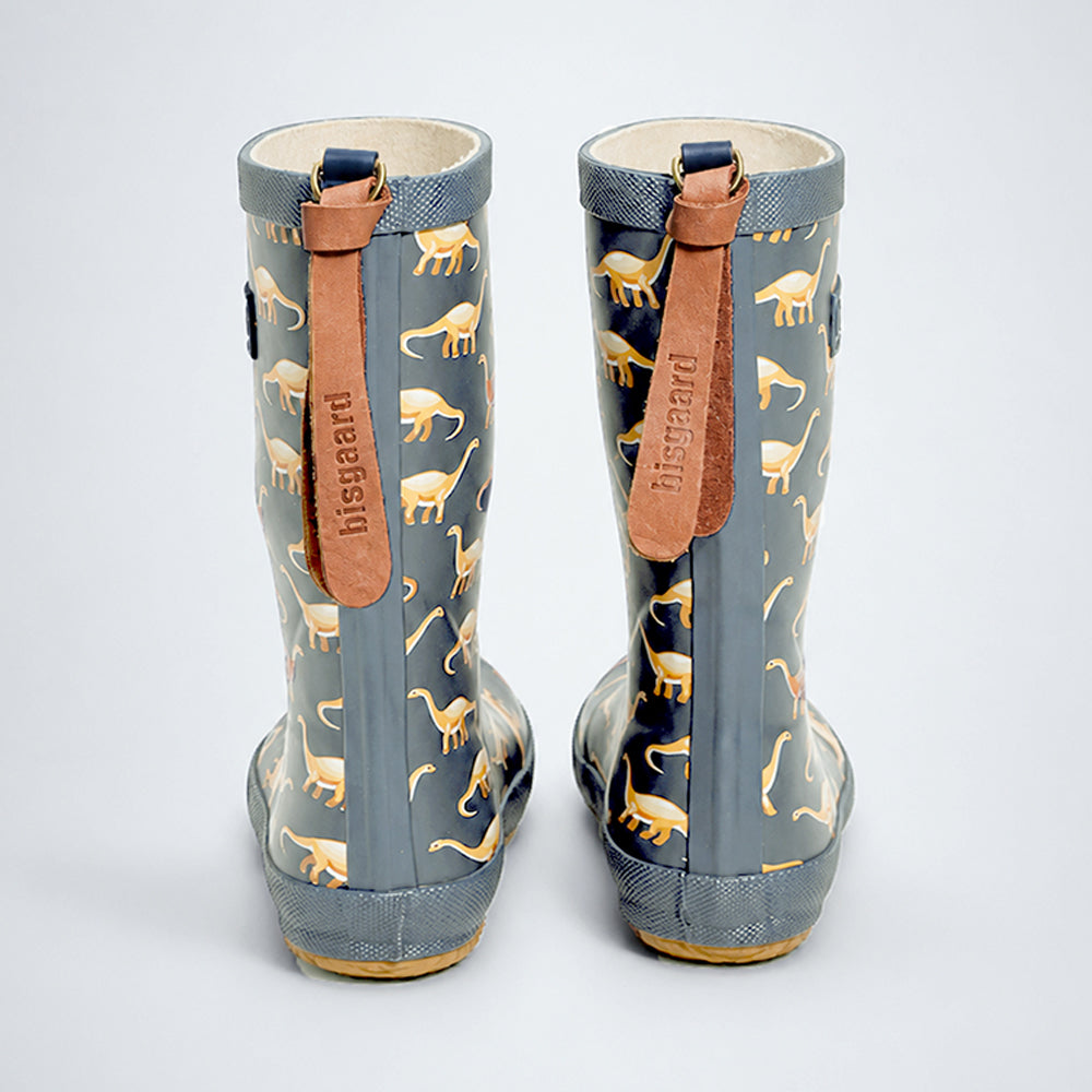 Mr.Rex Rockwood, flexible Rubber Rain Gumboots for Toddlers & Kids