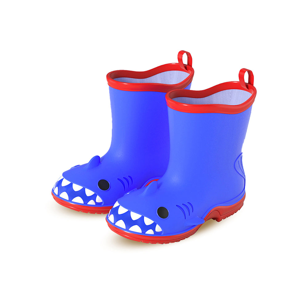 Blue Shark EVA Rain Gumboots for Toddlers & Kids