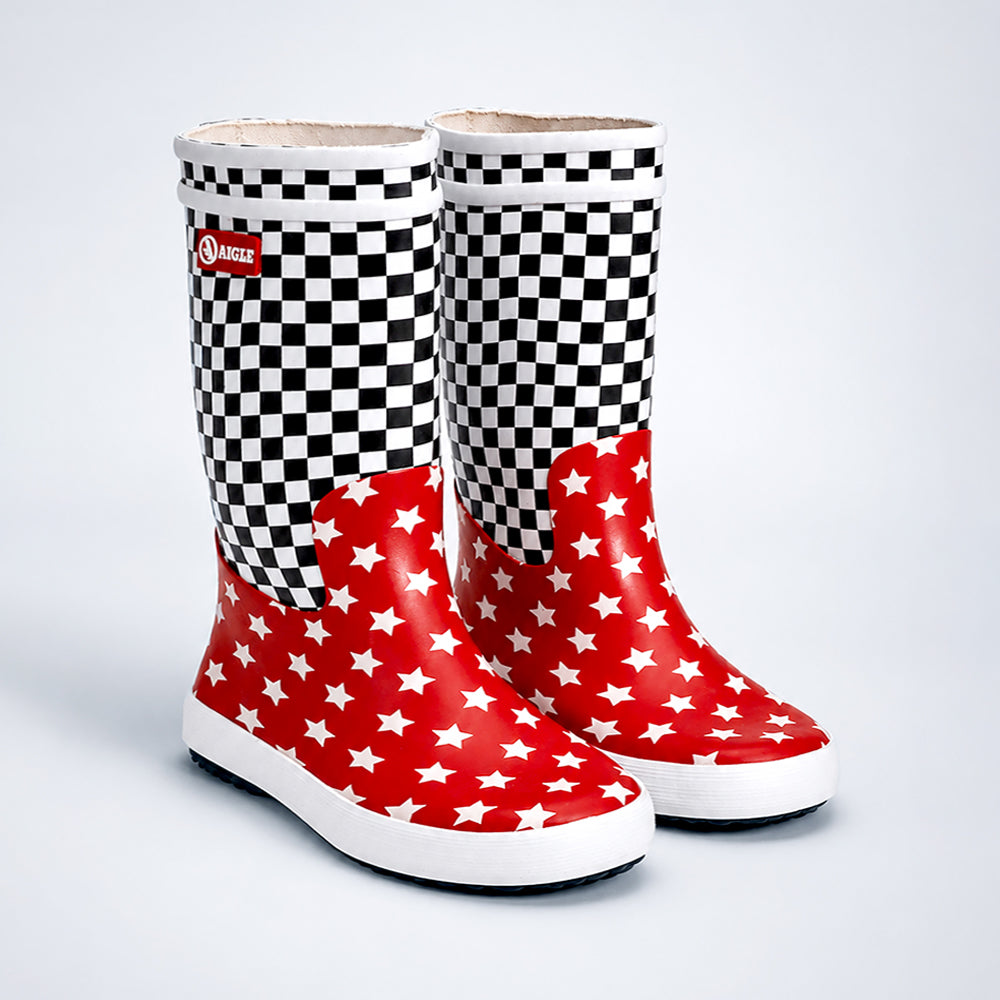 Ms. Starry Presley, Flexible Rubber Rain Gumboots for Kids