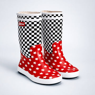 Ms. Starry Presley, Flexible Rubber Rain Gumboots for Kids