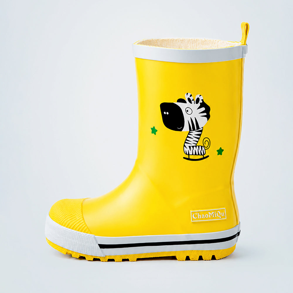 Mr. Ziggy Joe, flexible Rubber Rain Gumboots for Toddlers & Kids