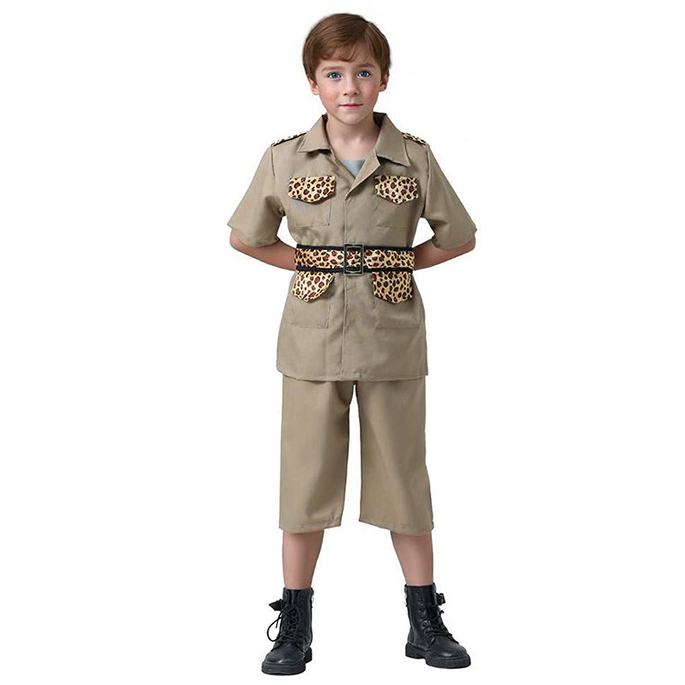 Jungle Safari Adventurer theme Kids Halloween Costume Fancy Dress Up