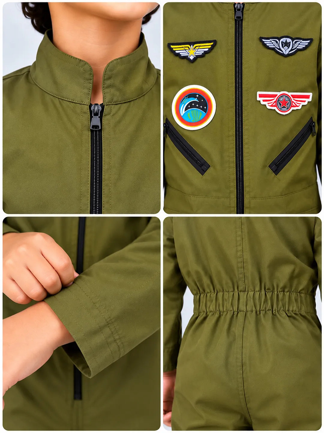 Air Force, Kids Halloween Costume Fancy Dress Up