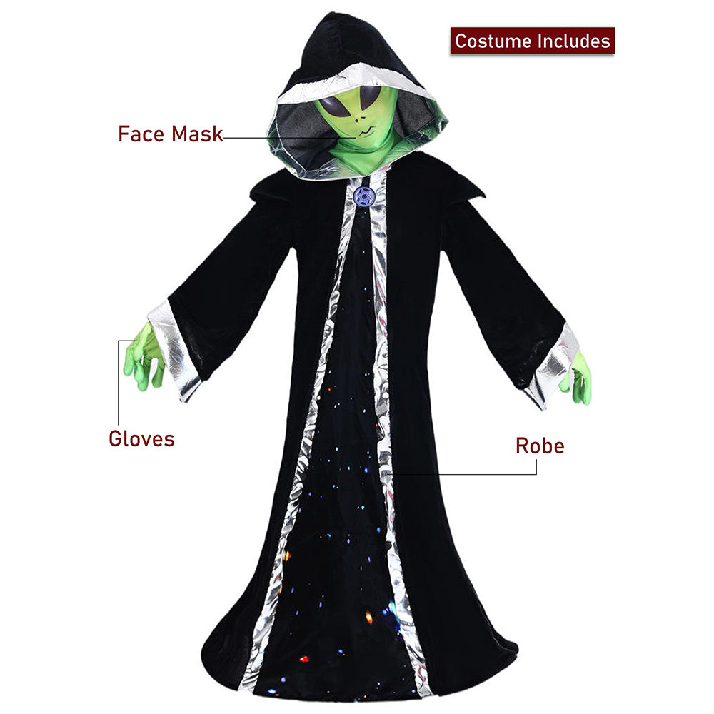 Outerspace Alien costume,Kids Halloween Costume Fancy Dress Up
