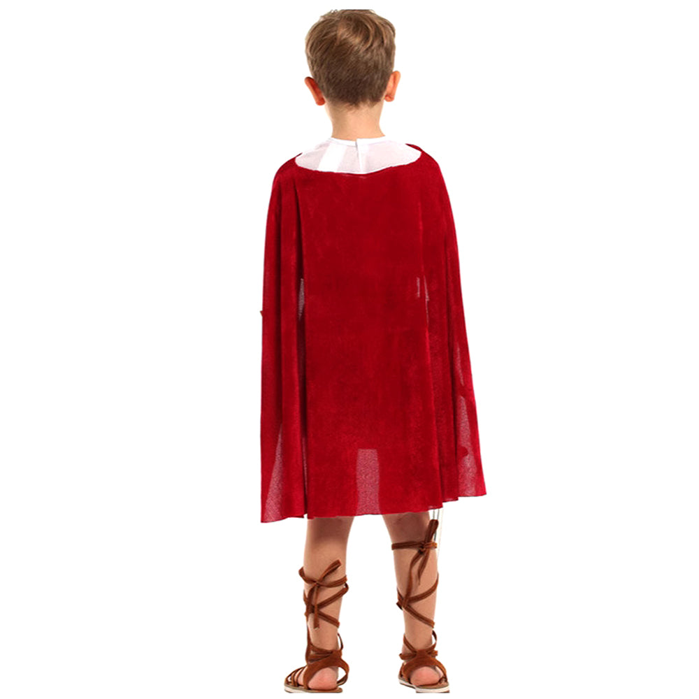 Gold Armour Gladiator, Kids Halloween Costume Fancy Dress Up