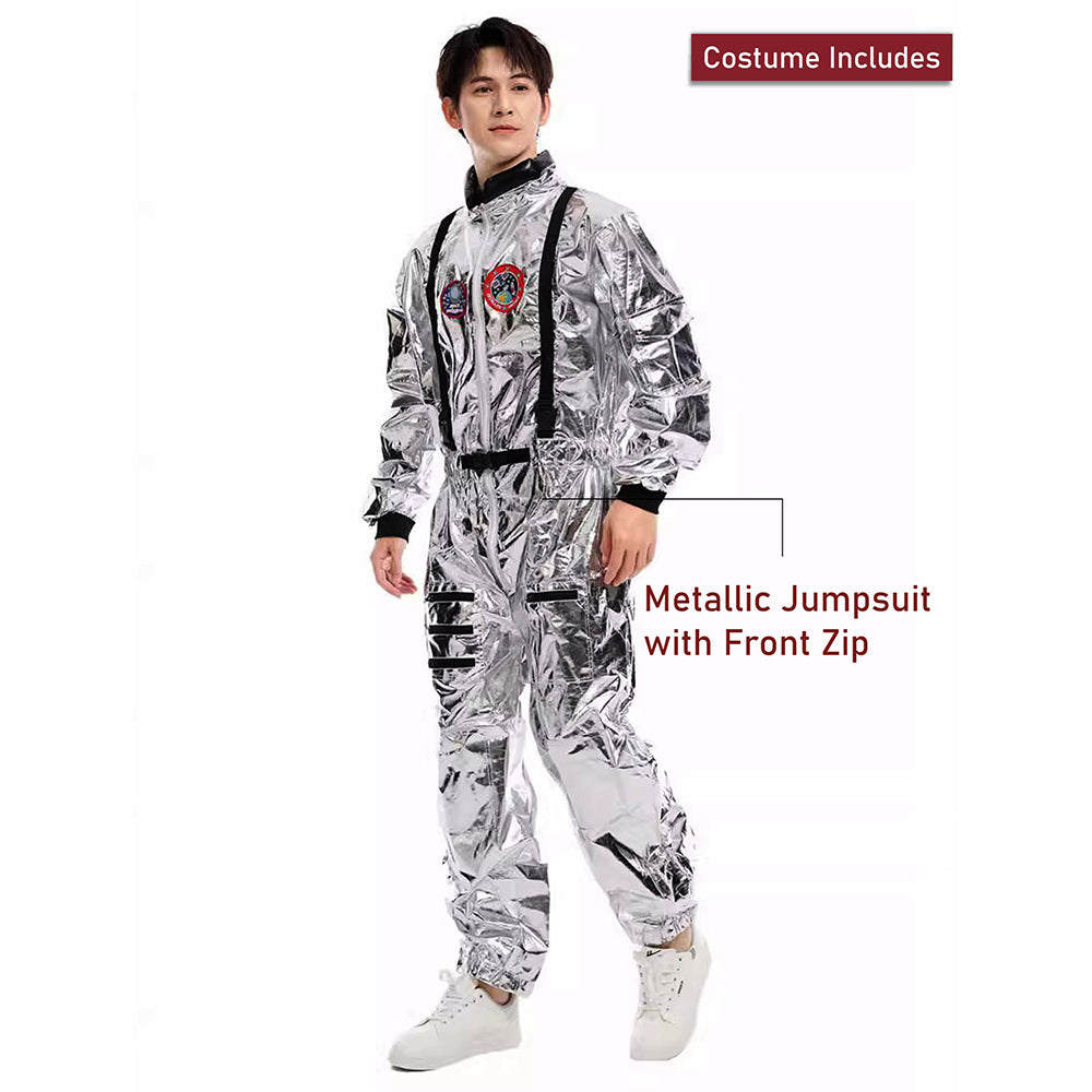 Space Astronaut Man, Adult Halloween Costume Fancy Dress Up