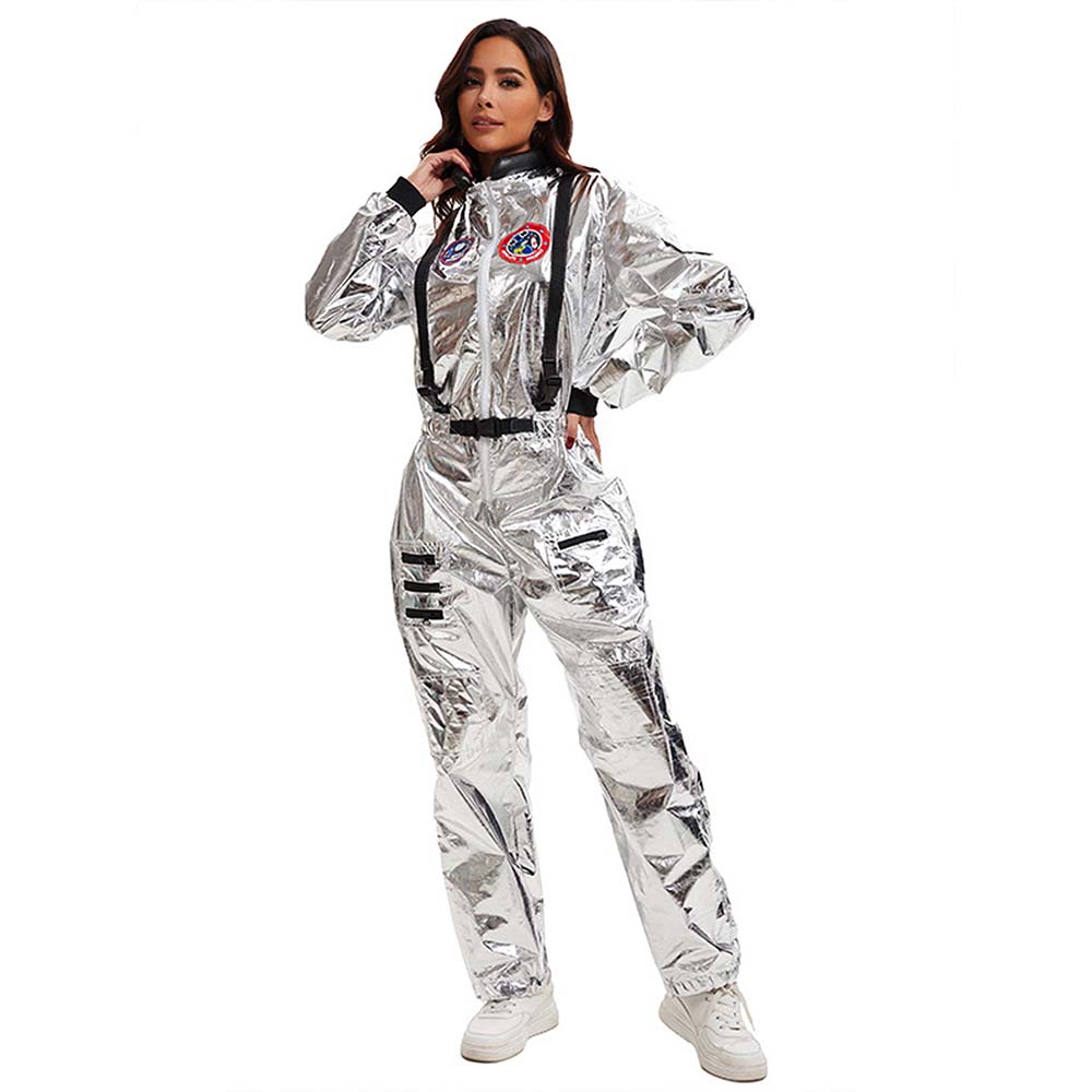 Space Astronaut Woman, Adult Halloween Costume Fancy Dress Up