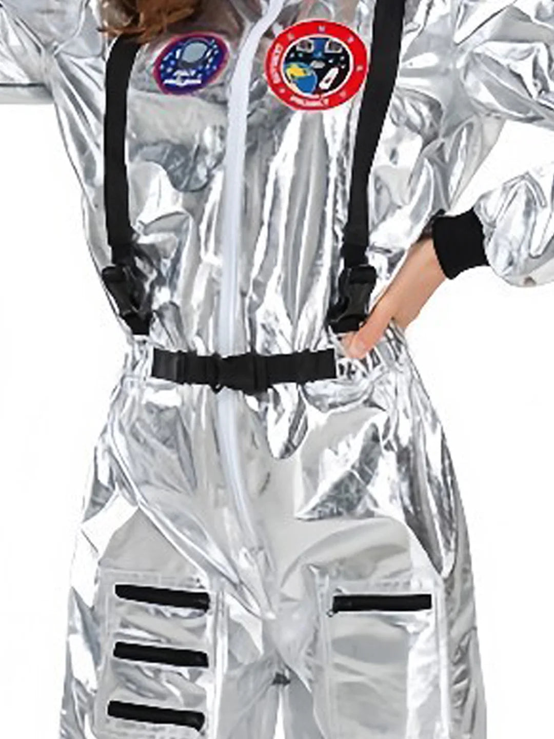 Space Astronaut Woman, Adult Halloween Costume Fancy Dress Up