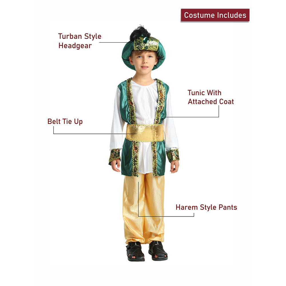 Baby Aladdin, Kids Halloween Costume Fancy Dress Up