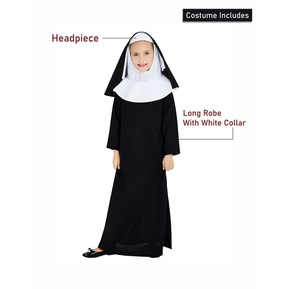 Baby Nun , Kids Halloween Costume Fancy Dress Up