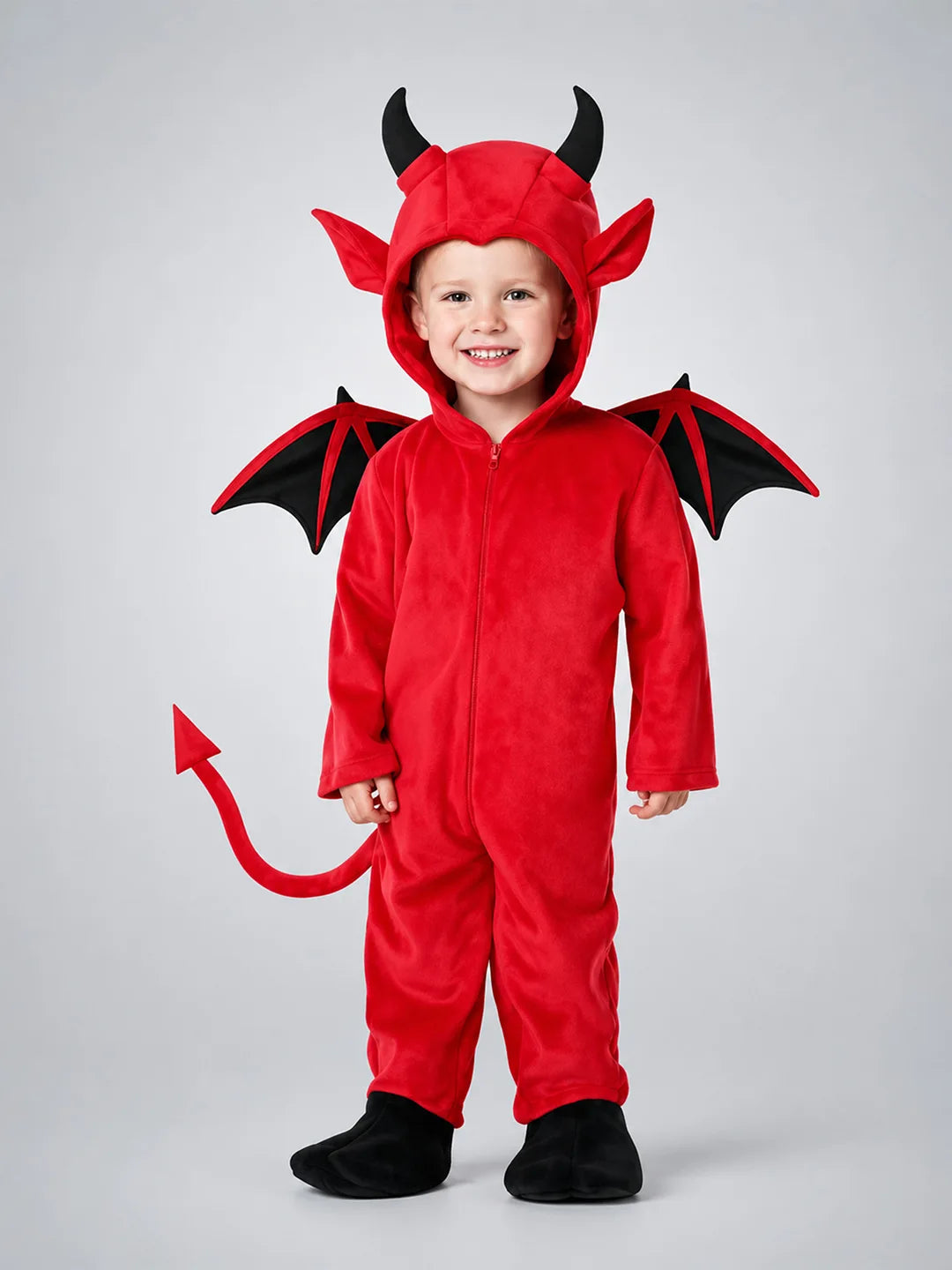 Black Red Devil, Kids Halloween Costume Fancy Dress Up
