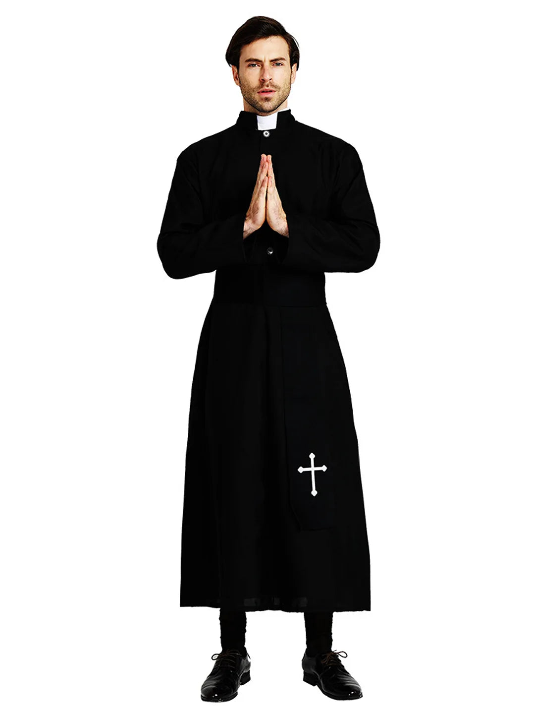 The Priest , Black & White Adults Halloween Costume Fancy Dress Up
