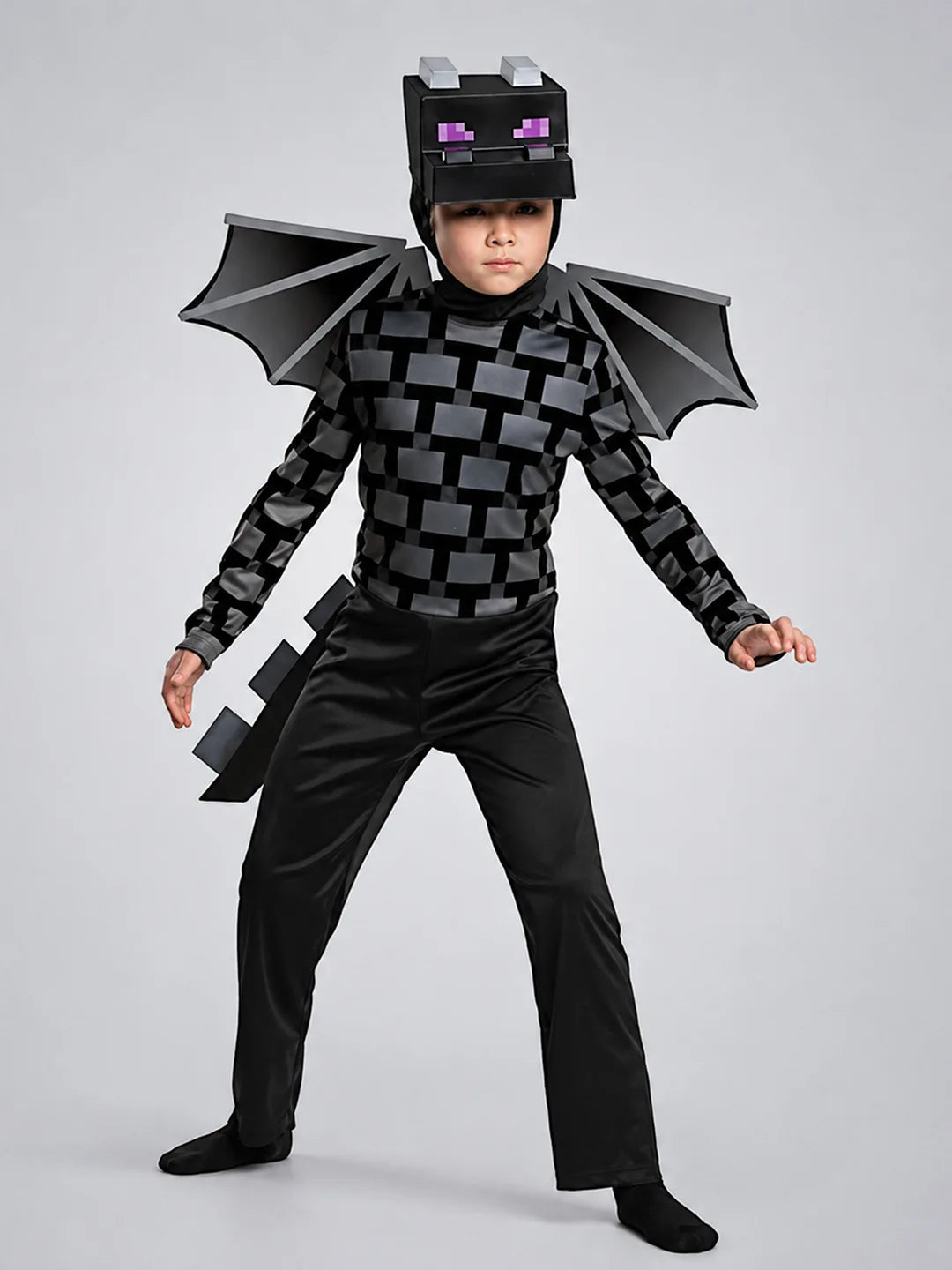 Black Baby Dragon, Kids Halloween Costume Fancy Dress Up