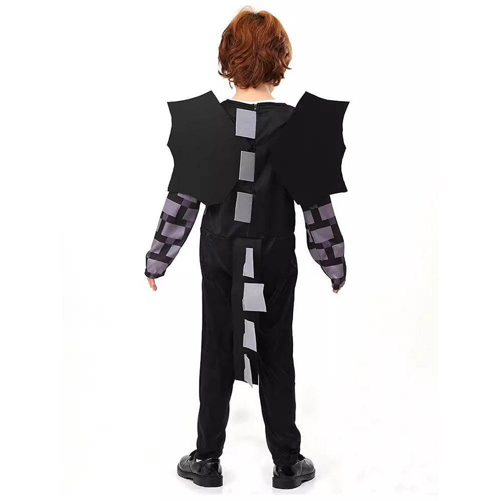 Black Baby Dragon, Kids Halloween Costume Fancy Dress Up