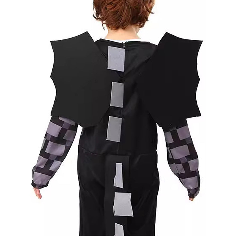 Black Baby Dragon, Kids Halloween Costume Fancy Dress Up
