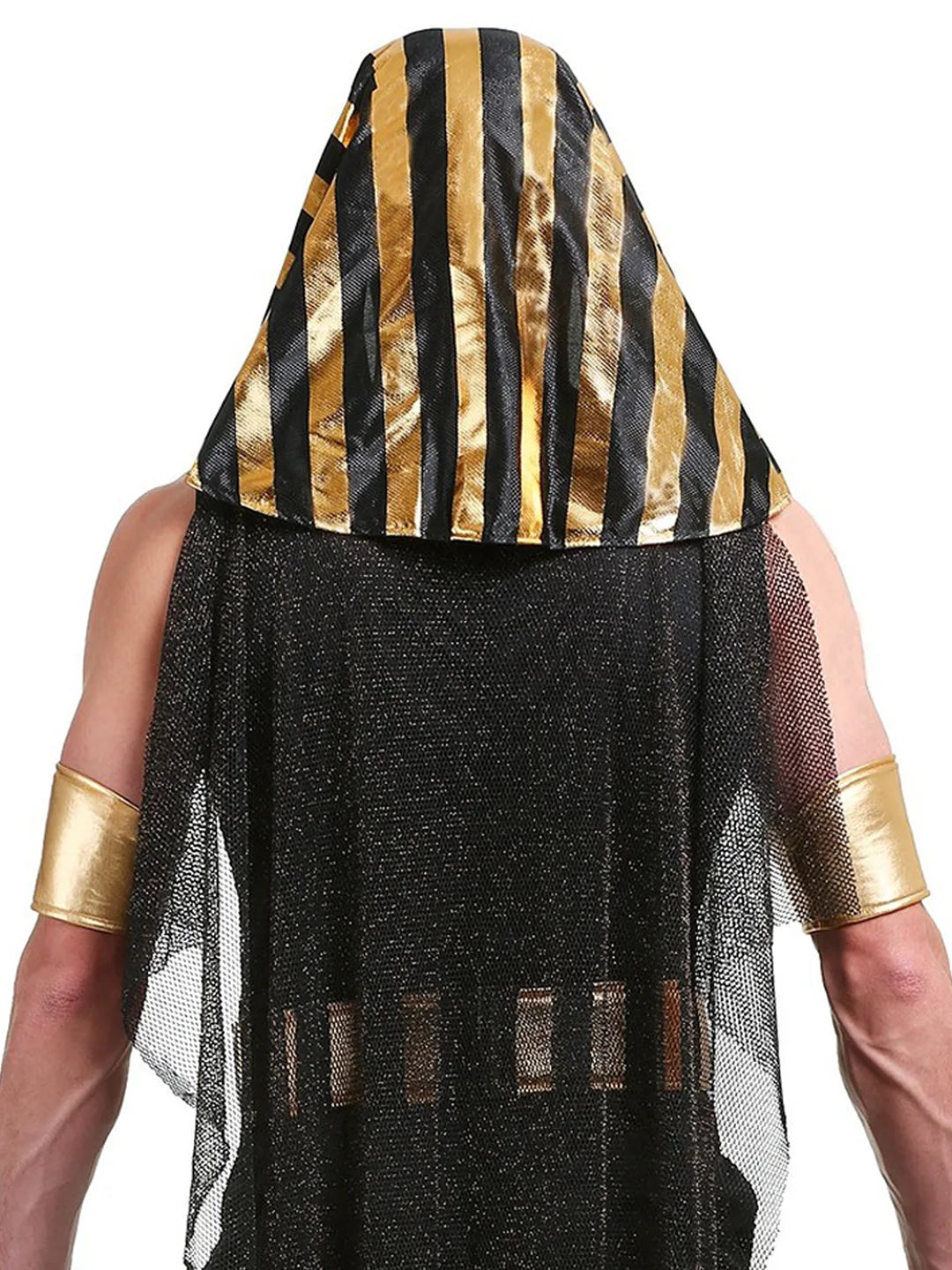 Black Egyptian King, Adults Halloween Costume Fancy Dress Up