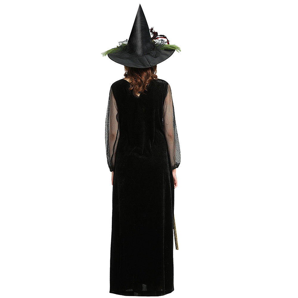 Black and Green Witch , Kids Halloween Costume Fancy Dress Up
