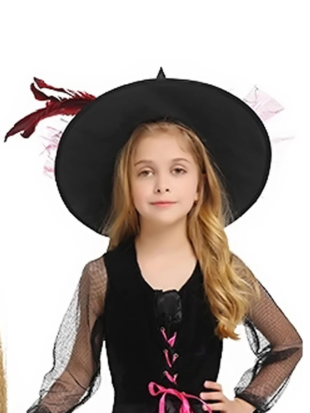 Black and Pink Witch , Kids Halloween Costume Fancy Dress Up