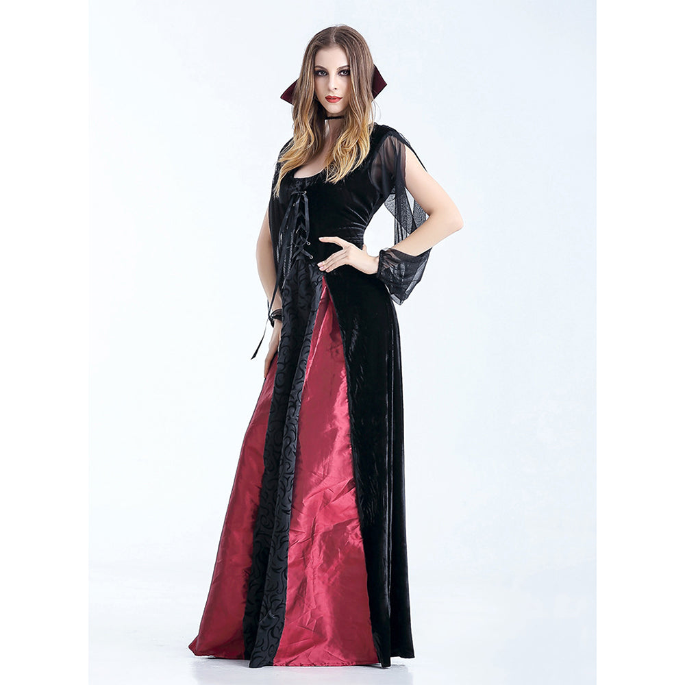 Black & Red Witch Adult Costume Fancy Dress Up