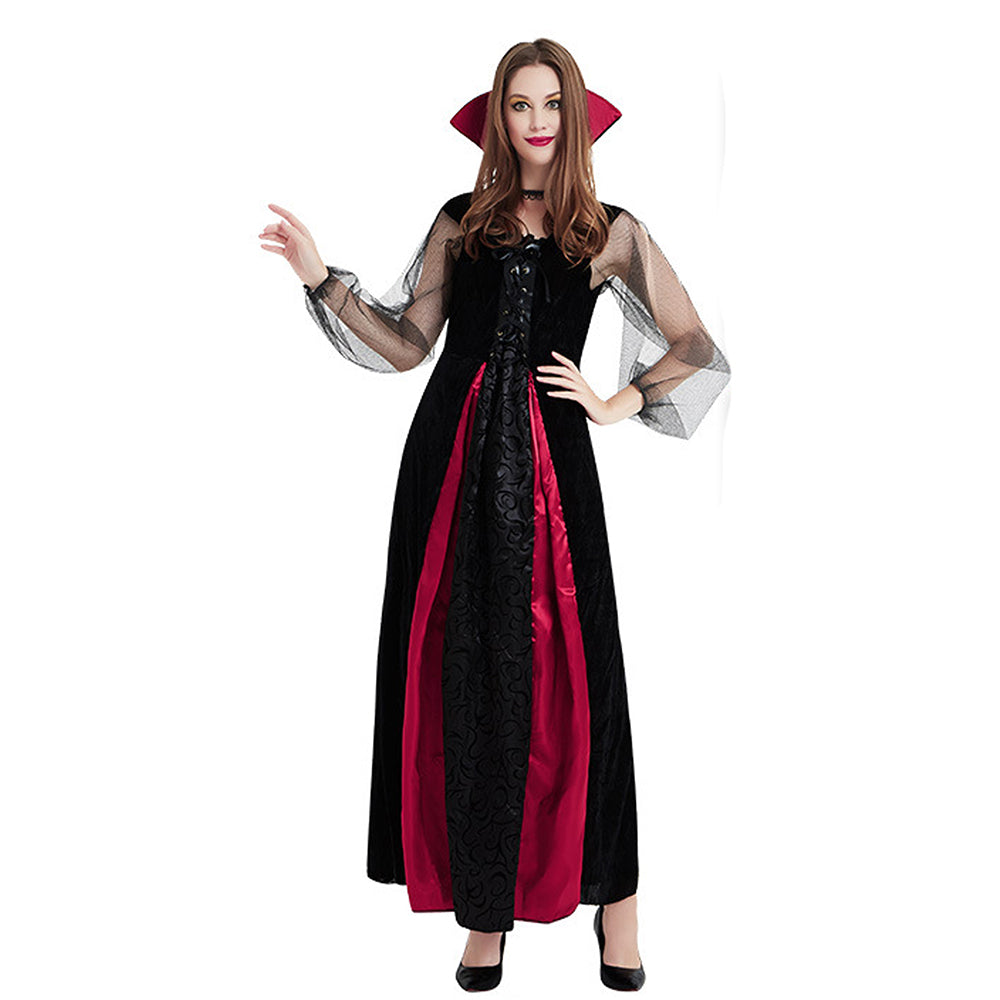 Black & Red Witch Adult Costume Fancy Dress Up