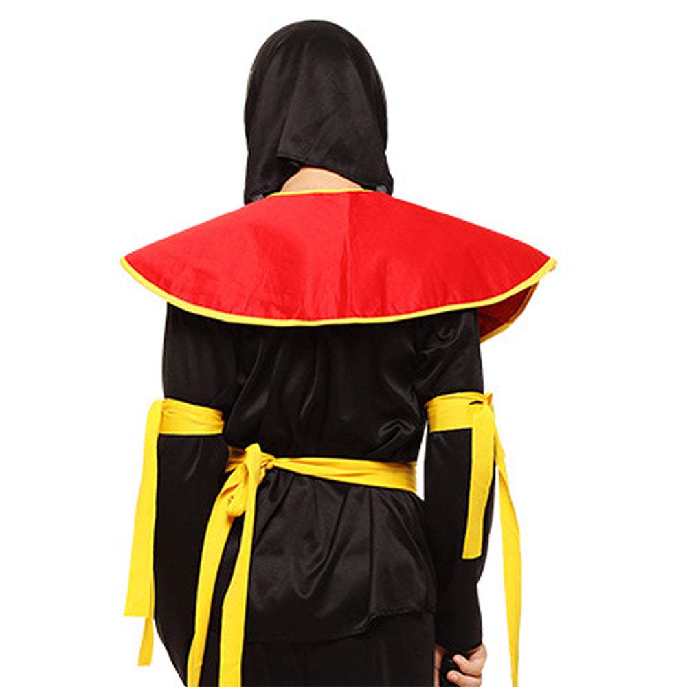 The Black & Red Dragon Ninja, Kids Halloween Costume Fancy Dress Up