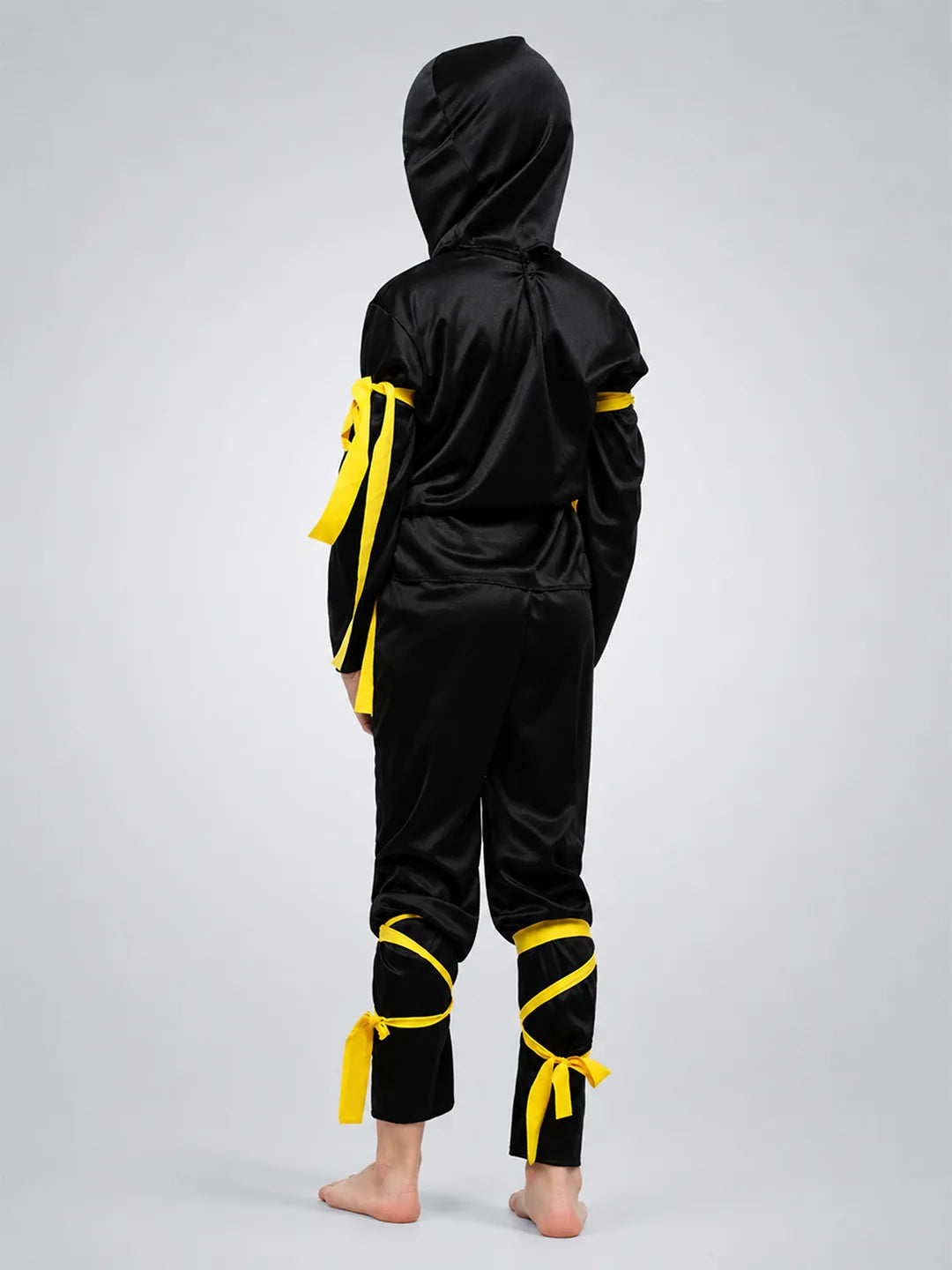 The Black & Yellow Dragon Ninja, Kids Halloween Costume Fancy Dress Up