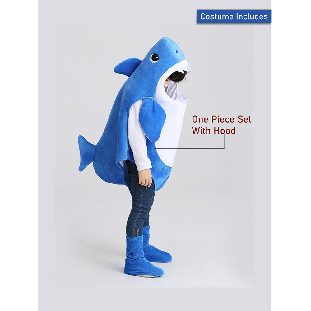 Blue Baby Shark, Kids Halloween Costume Fancy Dress Up